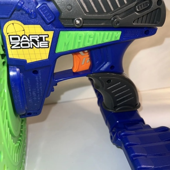Dart Zone Covert Ops Magnum Superdrum Gun Rapid Fire with Darts Working Tested - Picture 15 of 16